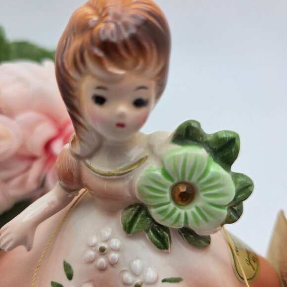 Vintage Josef Originals November Topaz Birthday Stone Figurine (Repaired) - Picture 2 of 13